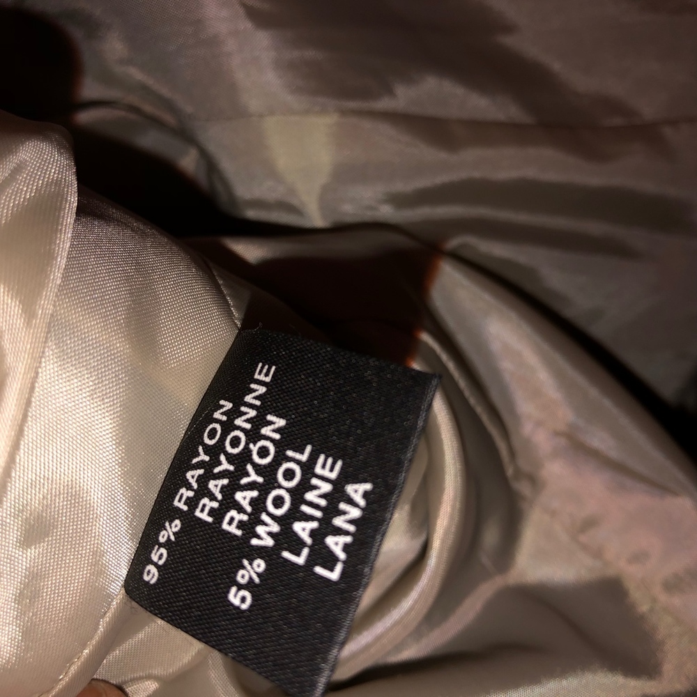 Halston Rayon/Wool Long Lined Jacket/Beautiful - image 3